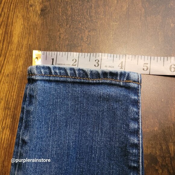 Madewell Jeans 27 High Riser Skinny Davis Wash B7131 Stretch Denim - Picture 10 of 11